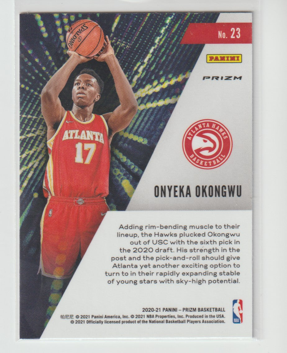 Instant Impact 023 Onyeka Okongwu - Atlanta Hawks  Silver Prizm