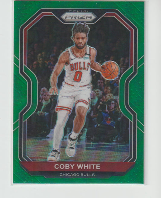 003 Coby White - Chicago Bulls Green Prizm