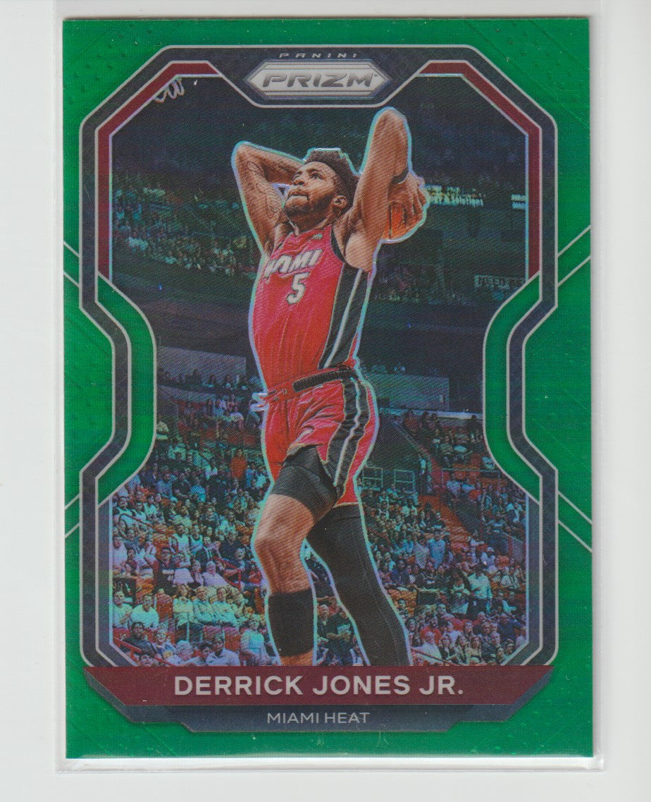 055 Derrick Jones Jr. - Miami Heat Green Prizm