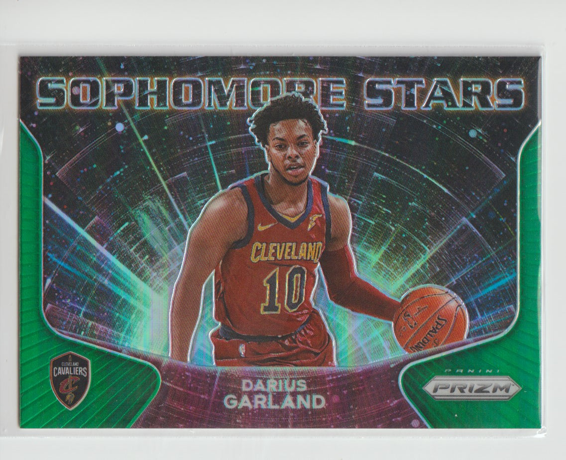 Sophomore Stars 004 Darius Garland - Cleveland Cavaliers  Green Prizm