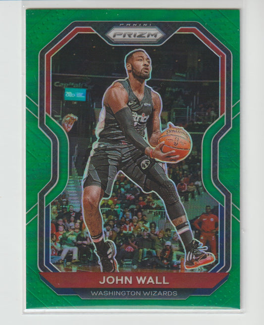 056 John Wall - Washington Wizards Green Prizm