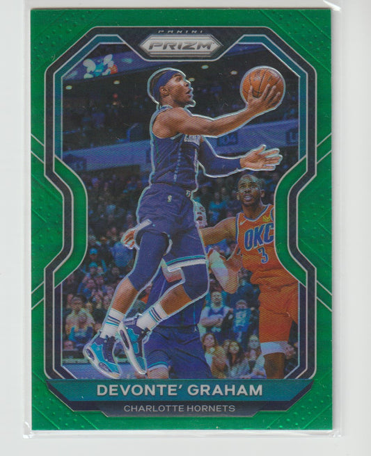 073 Devonte' Graham - Charlotte Hornets Green Prizm