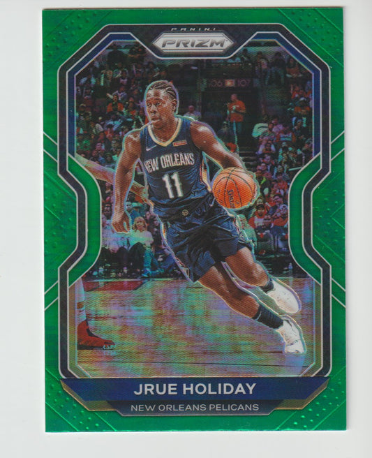 075 Jrue Holiday - New Orleans Pelicans Green Prizm