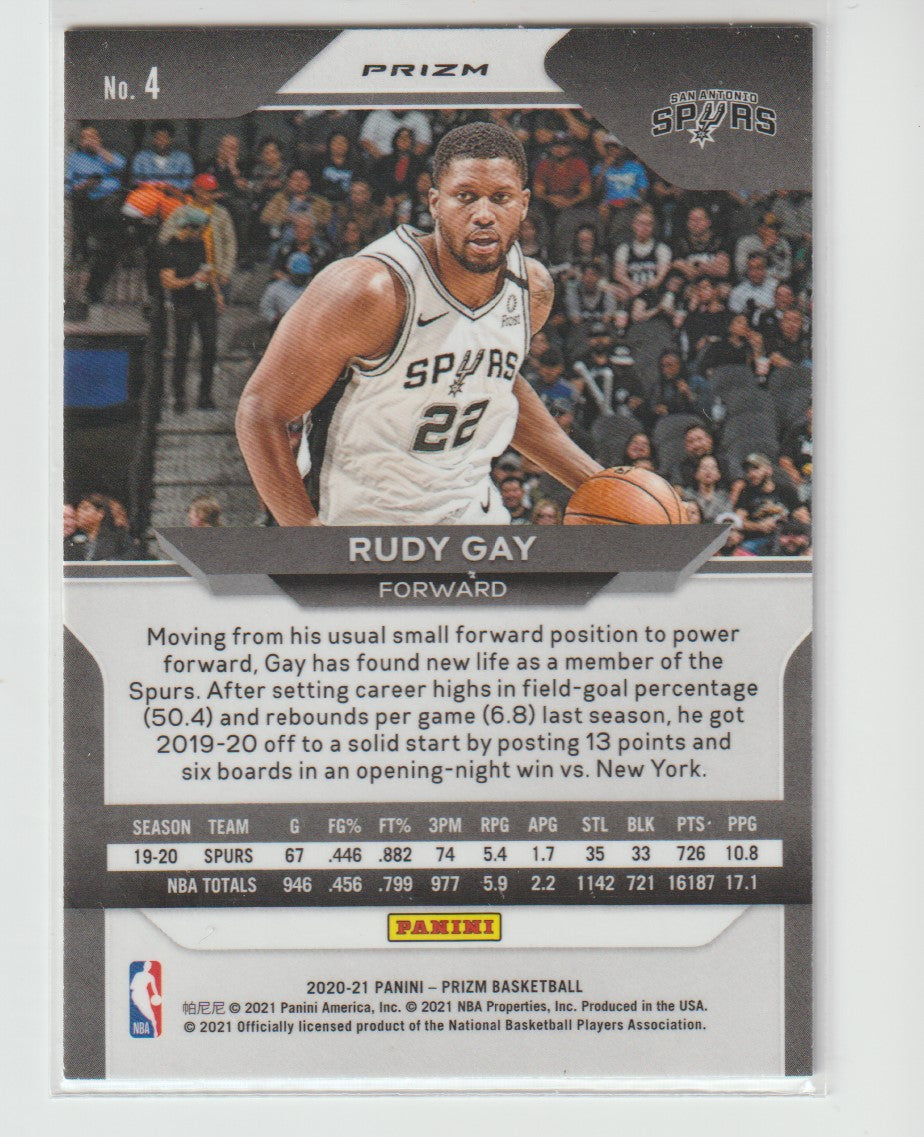 004 Rudy Gay - San Antonio Spurs Green Prizm