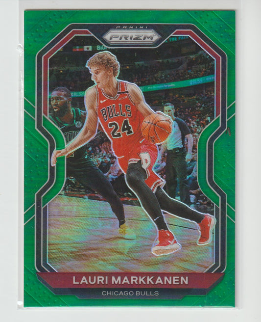 116 Lauri Markkanen - Chicago Bulls Green Prizm