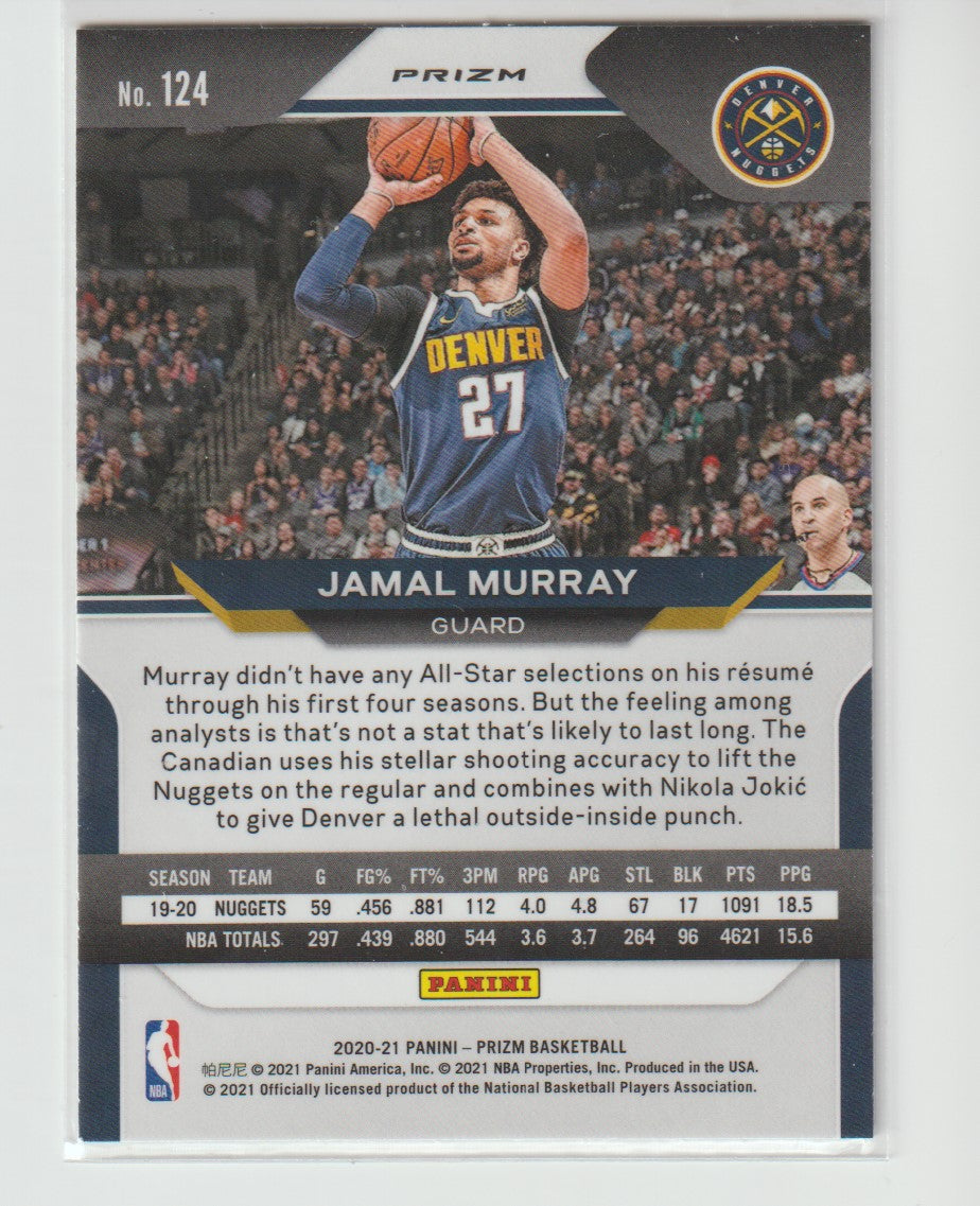 124 Jamal Murray - Denver Nuggets Green Prizm