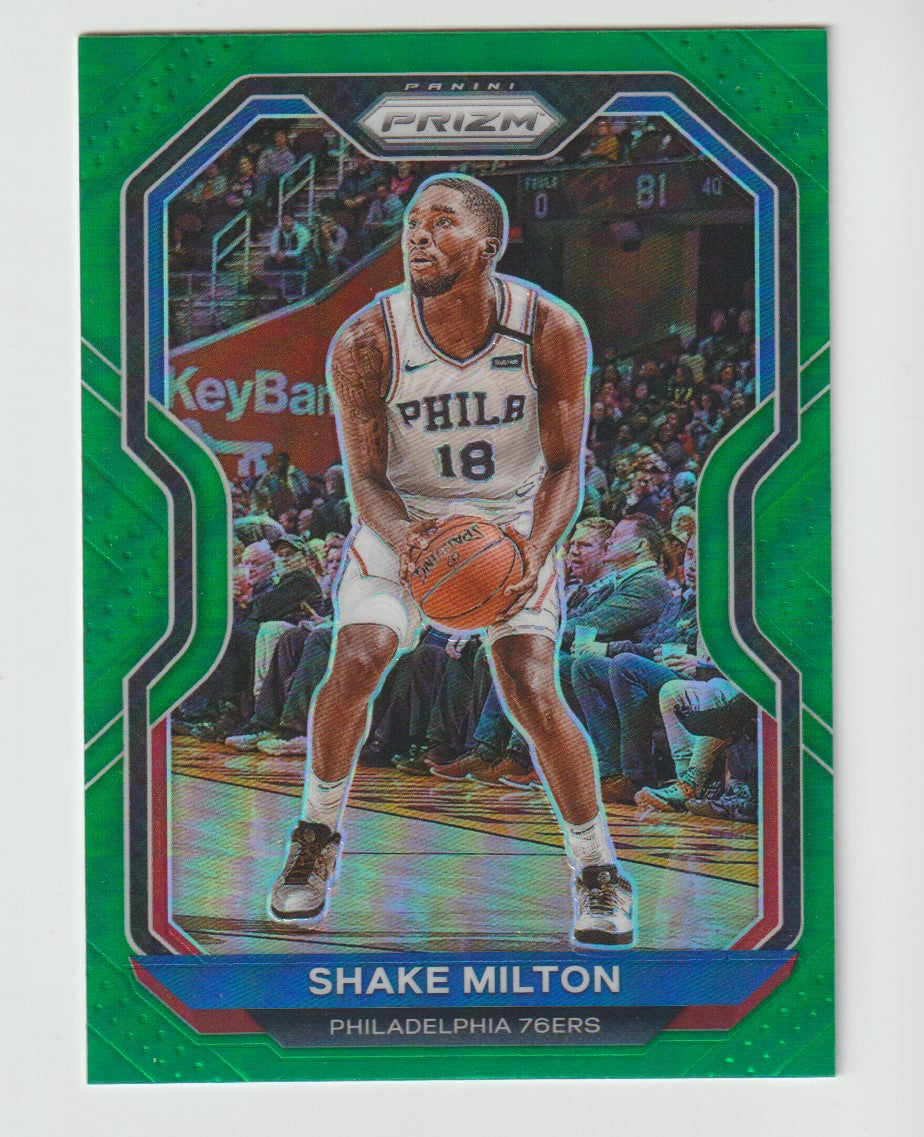 131 Shake Milton - Philadelphia 76ers Green Prizm