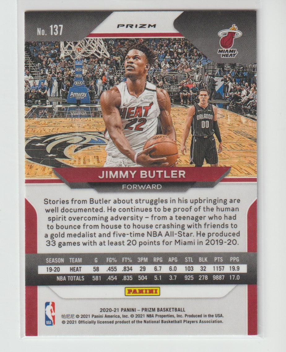 137 Jimmy Butler - Miami Heat Green Prizm