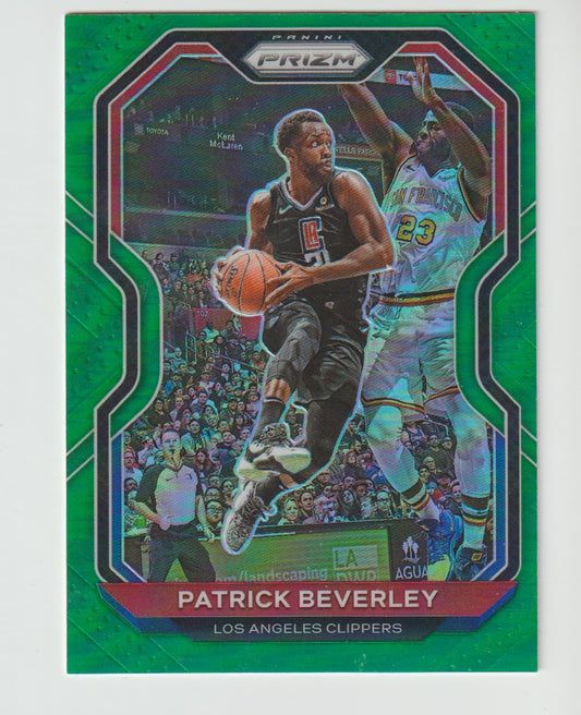 140 Patrick Beverley - Los Angeles Clippers Green Prizm