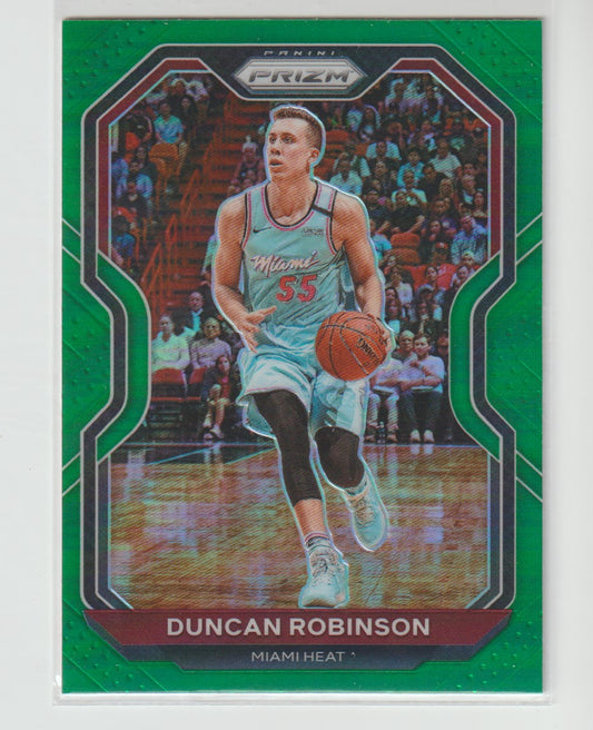 181 Duncan Robinson - Miami Heat Green Prizm