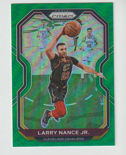 191 Larry Nance Jr. - Cleveland Cavaliers Green Prizm