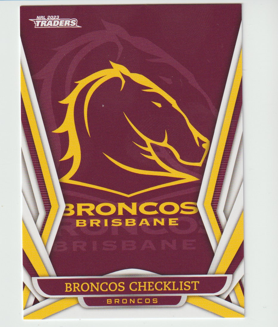 001 BRONCOS CHECKLIST