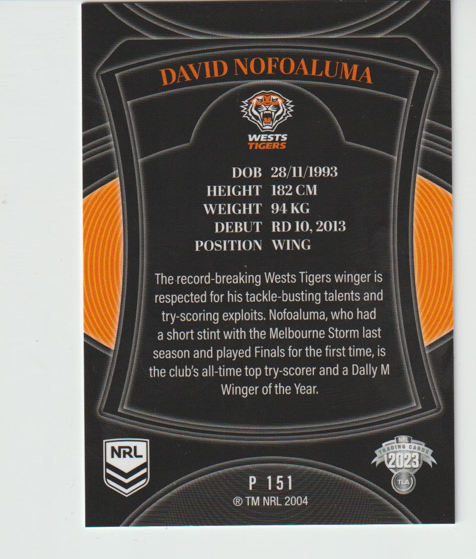 P151 DAVID NOFOALUMA - West Tigers