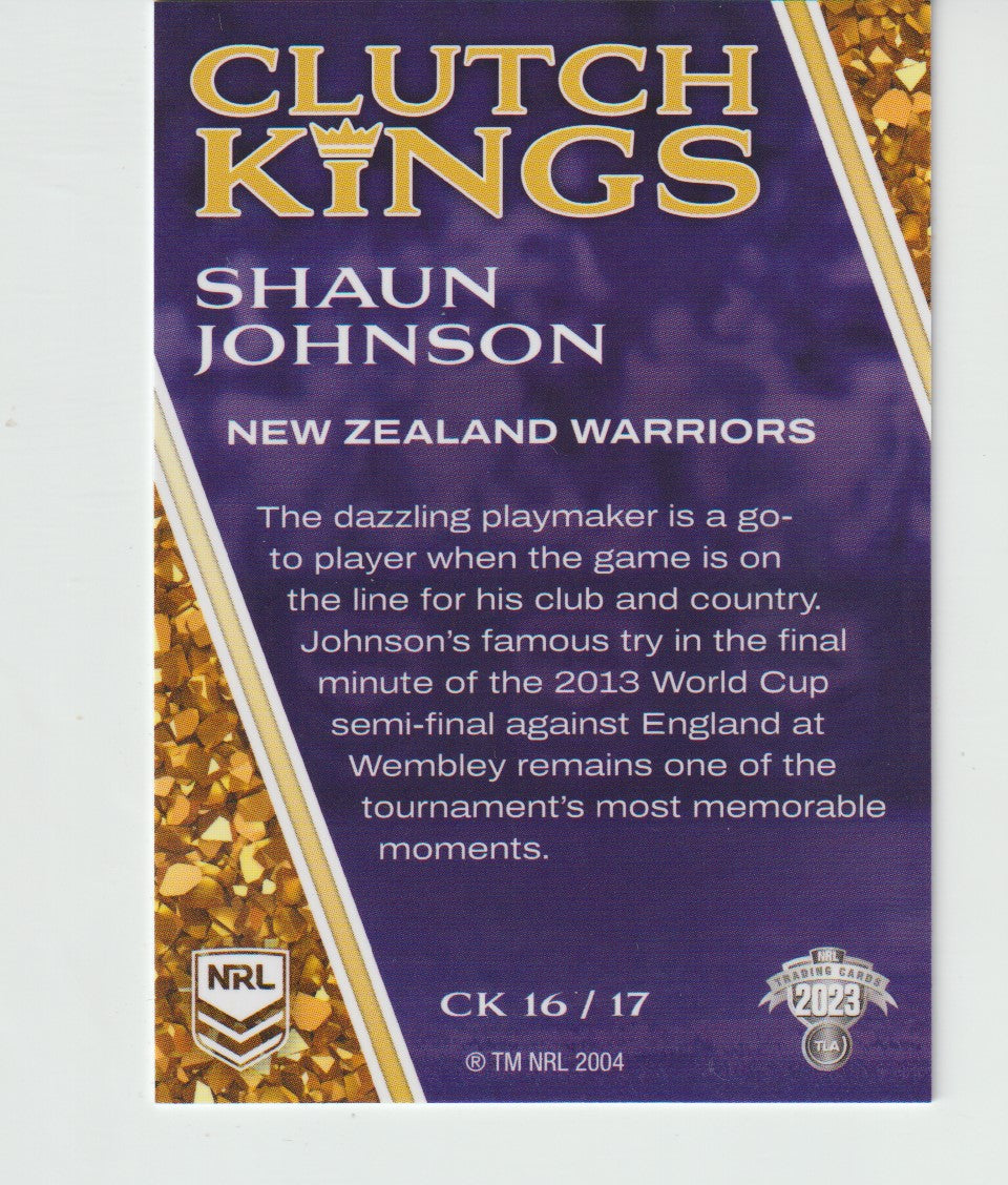 CK 16 / 17 WARRIORS SHAUN JOHNSON