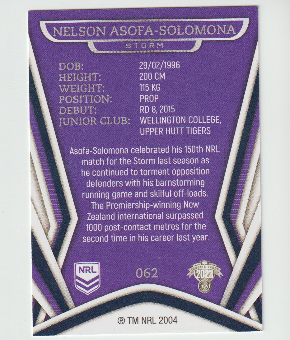 062 NELSON ASOFA-SOLOMONA