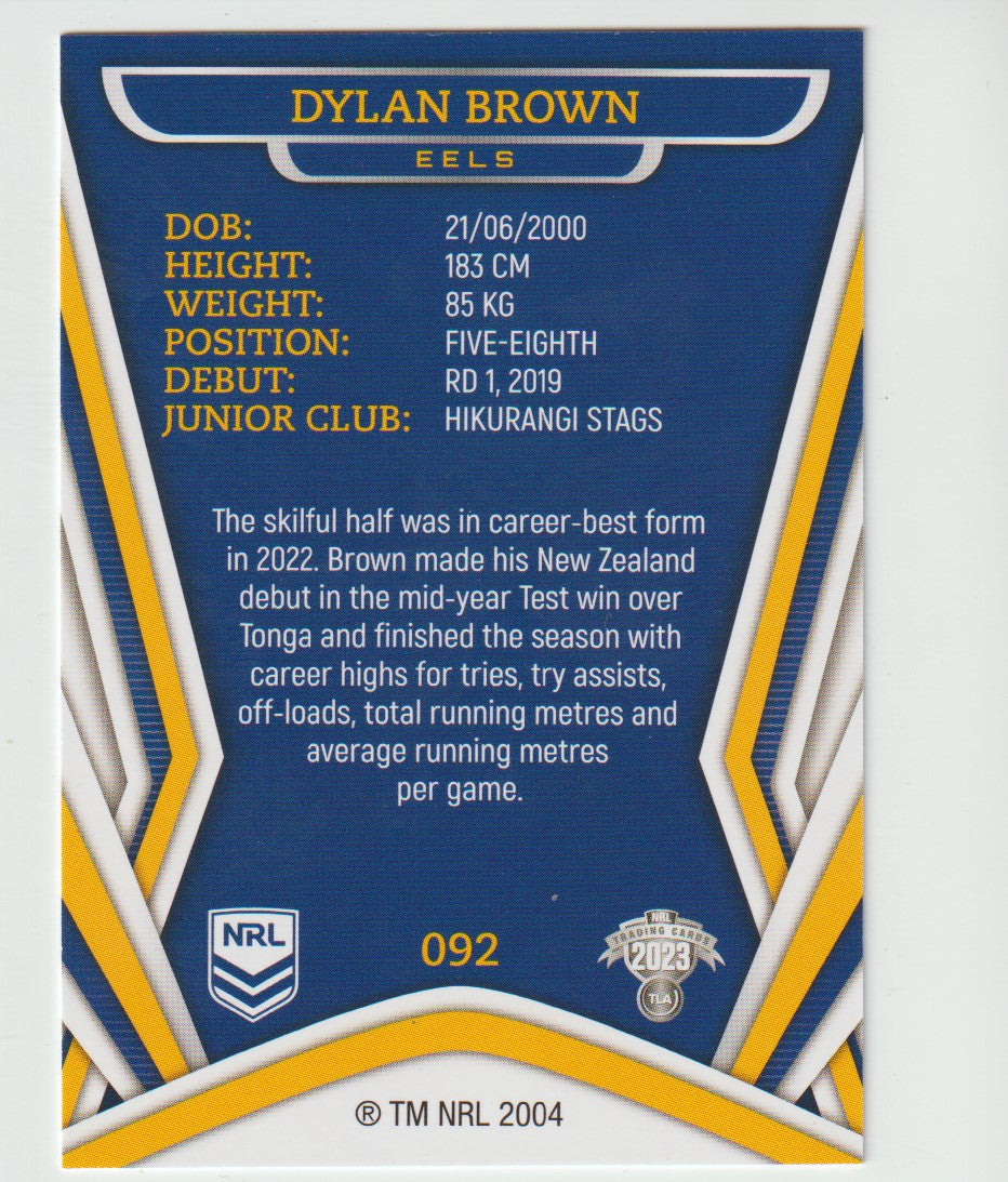 092 DYLAN BROWN