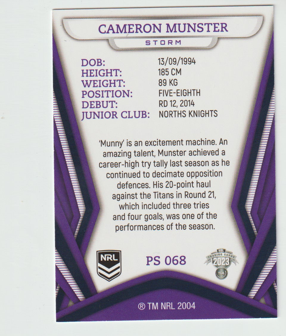 PS 068 CAMERON MUNSTER