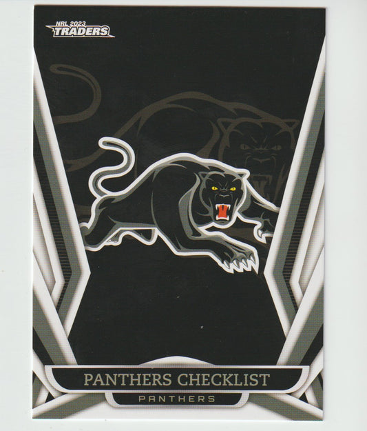 101 PANTHERS CHECKLIST