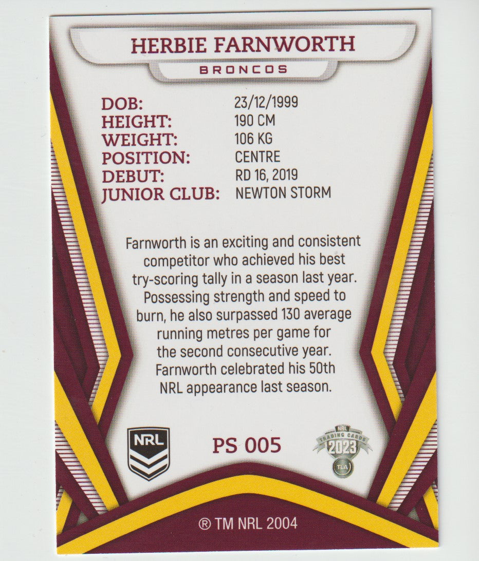 PS 005 HERBIE FARNWORTH