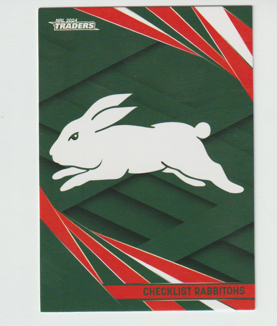 109  RABBITOHS CHECKLIST