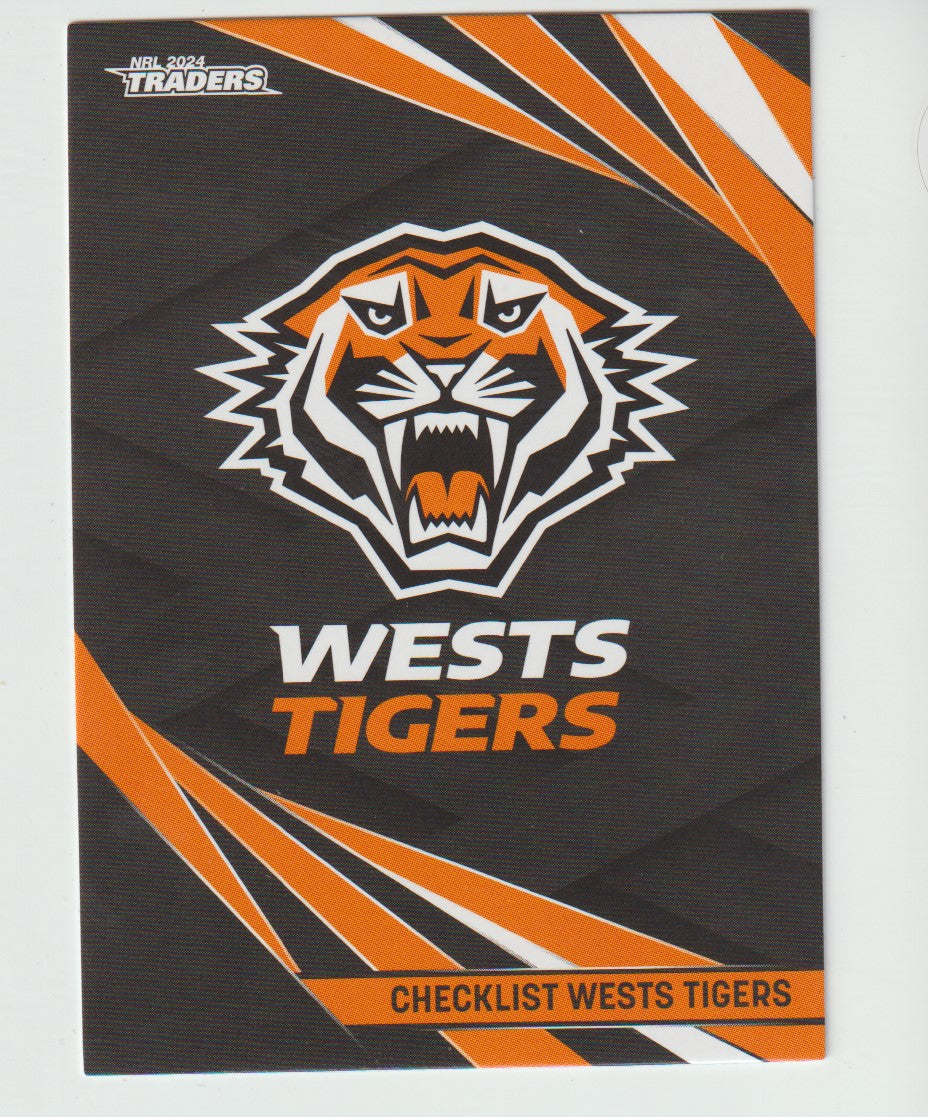 145  WESTS TIGERS CHECKLIST