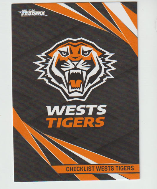 145  WESTS TIGERS CHECKLIST