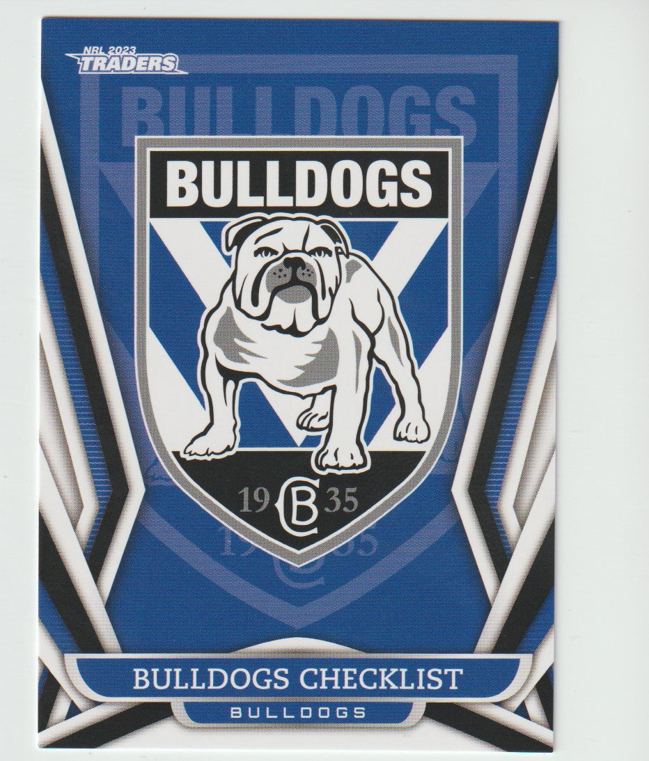 021 BULLDOGS CHECKLIST