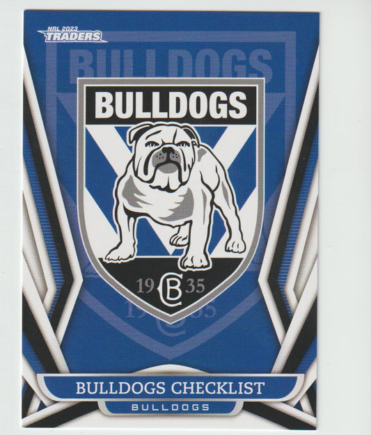 021 BULLDOGS CHECKLIST