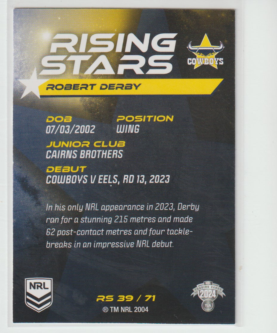 RS 39 / 71 COWBOYS ROBERT DERBY