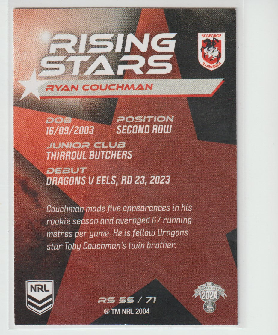 RS 55 / 71 DRAGONS RYAN COUCHMAN