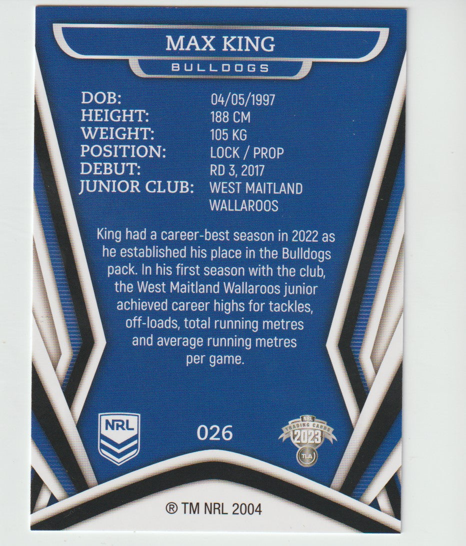 026 MAX KING