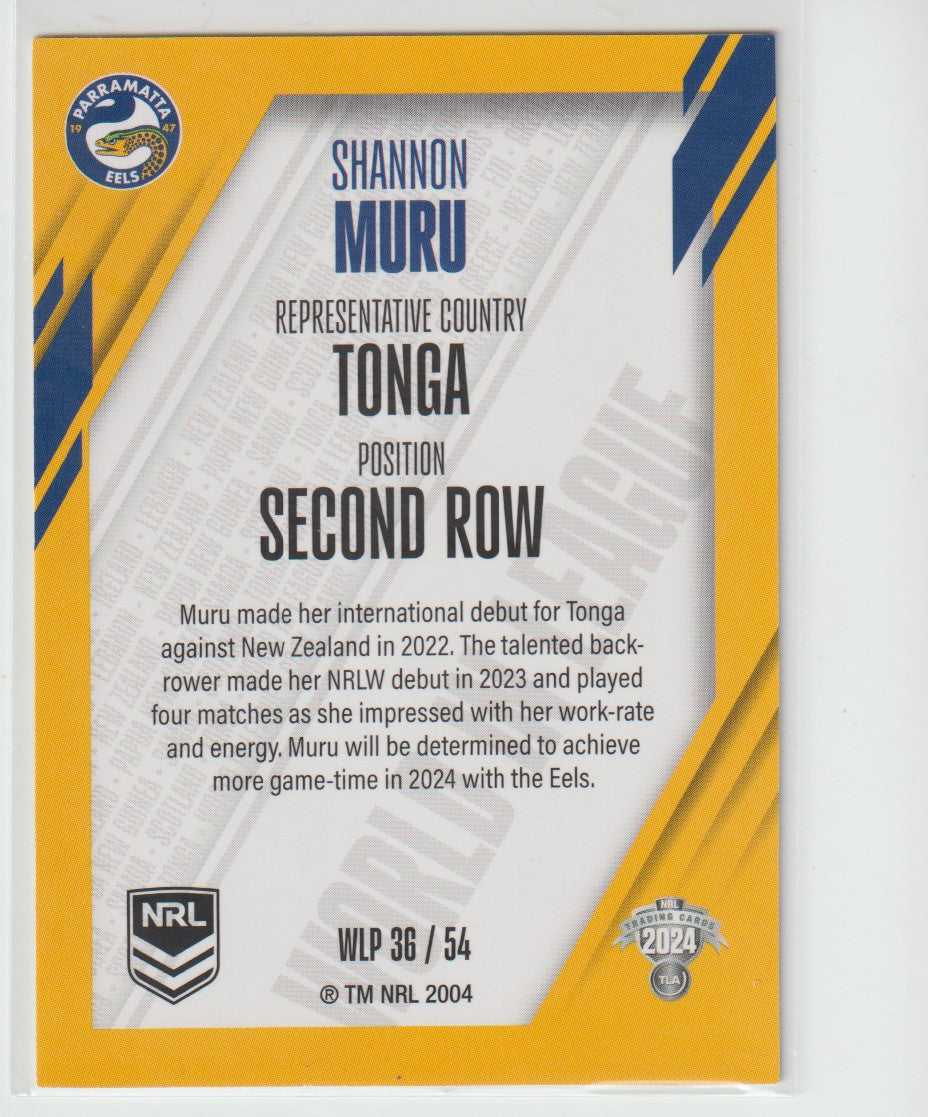 WLP 36 / 54 EELS SHANNON MURU