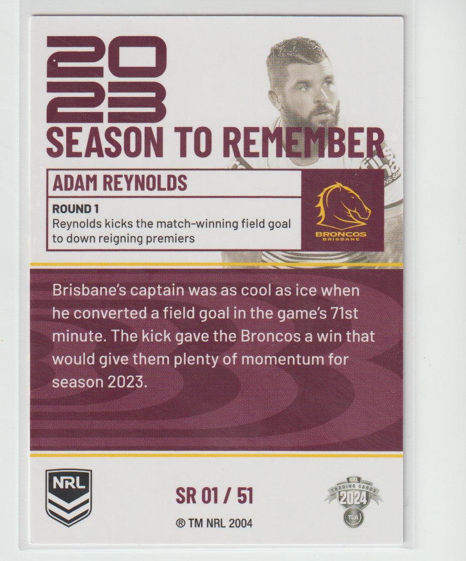 SR 01 / 51 BRONCOS ADAM REYNOLDS