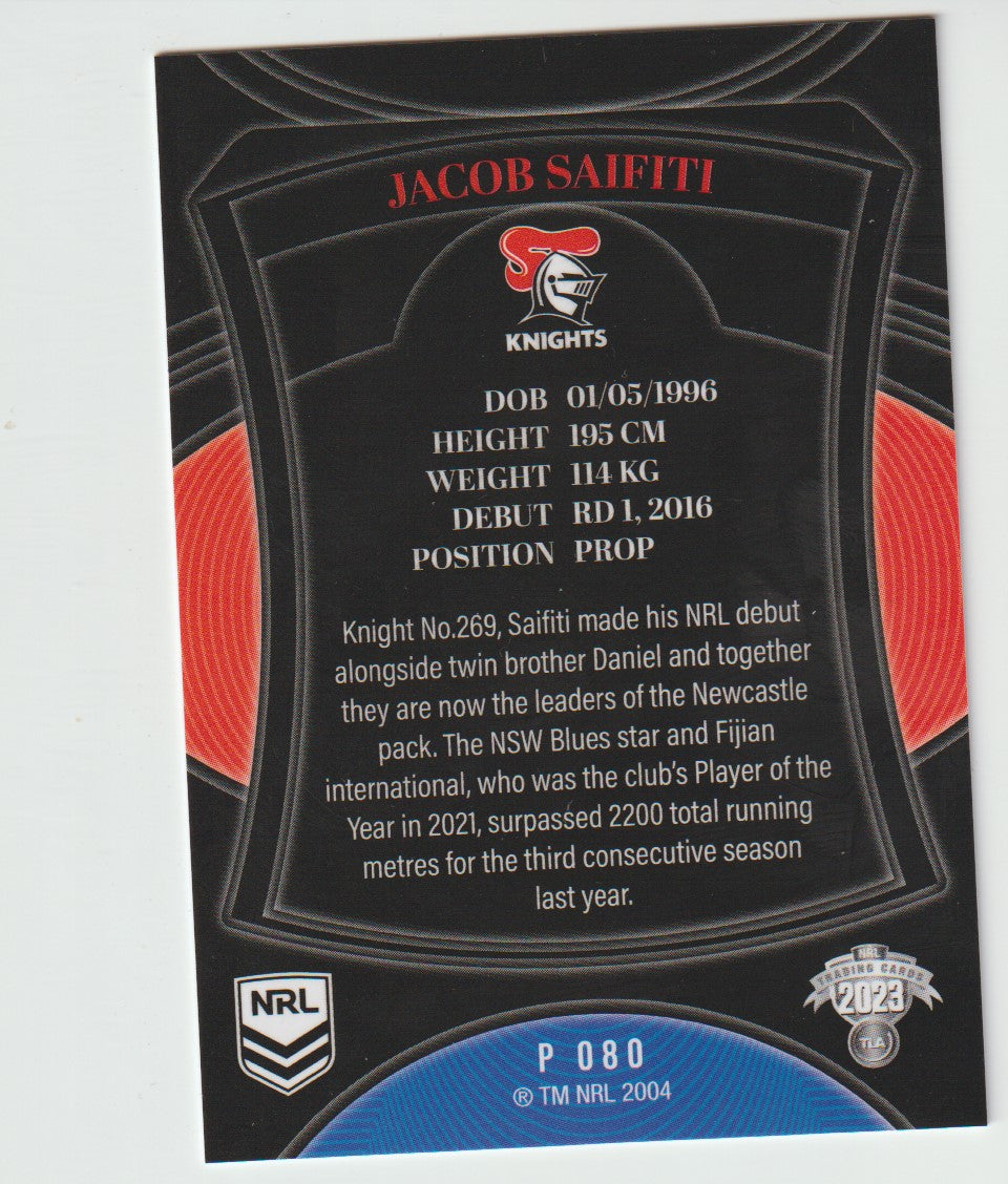 P080 JACOB SAIFITI - Newcastle Knights