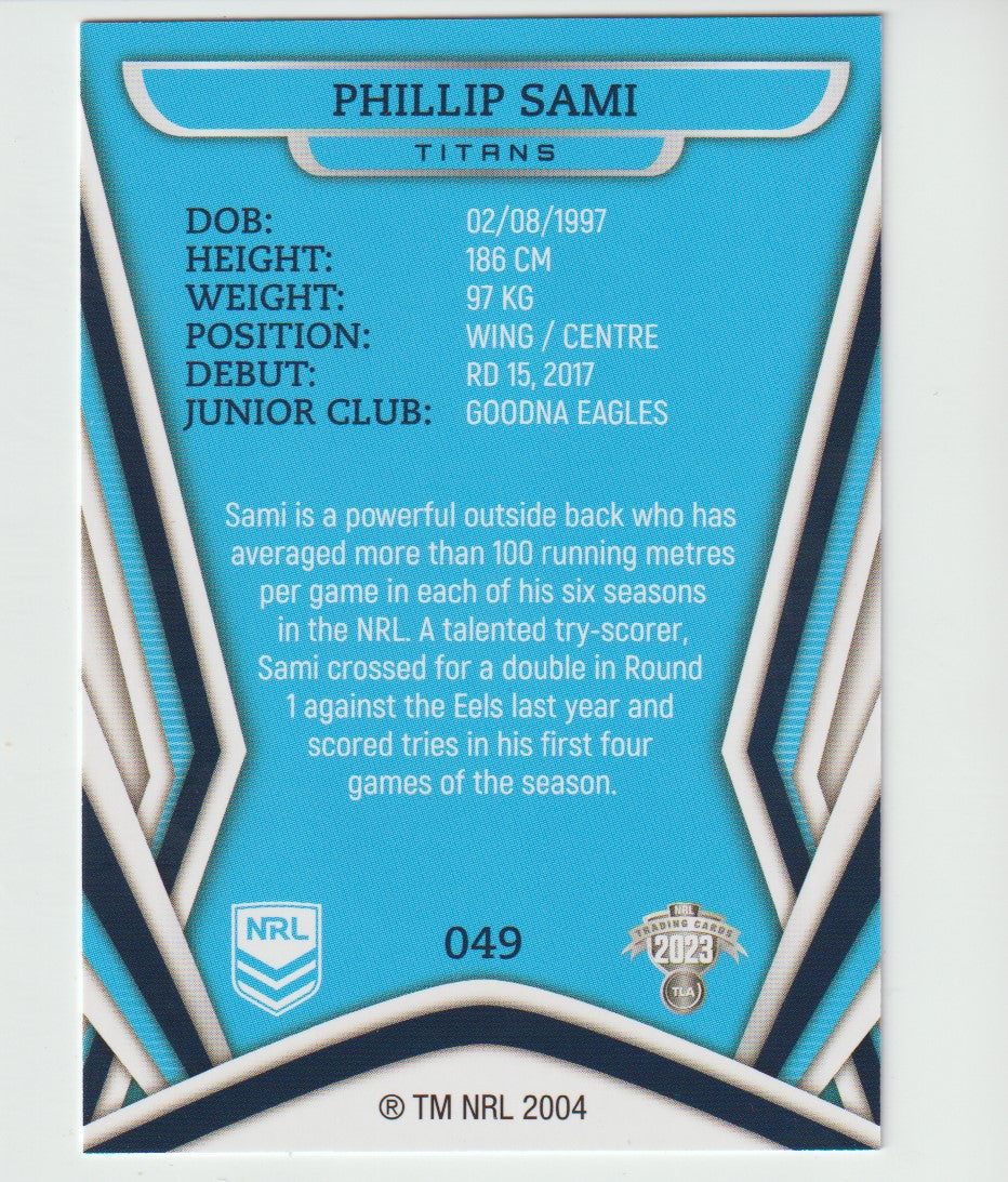 049 PHILLIP SAMI